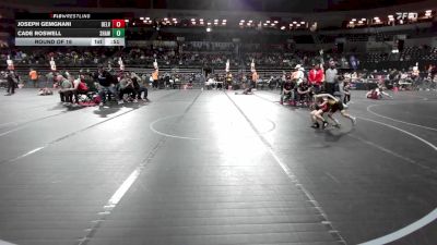49 lbs Round Of 16 - Joseph Gemgnani, Belvidere Braves vs Cade Roswell, Shawnee