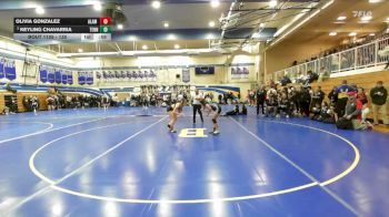 130 lbs Cons. Semi - Olivia Gonzalez, Alameda vs Keyling Chavarria, Tennyson