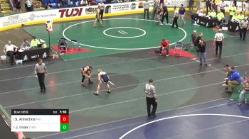 147 lbs Quarterfinal - Samuel Almedina, Mid Valley vs Jayden Imler, Chestnut Ridge