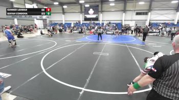 95 lbs Consi Of 8 #2 - Gunner Lehman, One Shot Wrestling vs Izayah Cordova, Desert Dogs WC