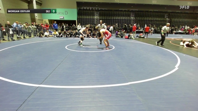 157 lbs Consi Of 32 #1 - Peyton Besabe, Yukon vs Morgan Ostler, Salem Hills