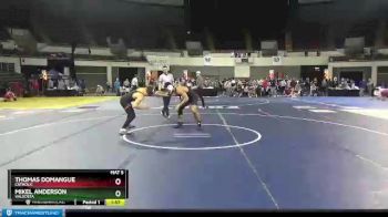 182 lbs Quarterfinal - Mikel Anderson, Valdosta vs Thomas Domangue, Catholic