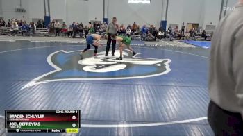 133 lbs Cons. Round 4 - Braden Schuyler, Elizabethtown vs Joel DeFreytas, York (PA)
