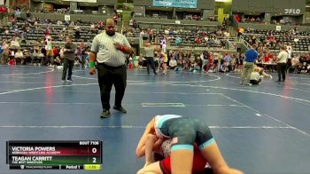 130 lbs Semifinal - Victoria Powers, Nebraska Wrestling Academy vs Teagan Carritt, The Best Wrestler