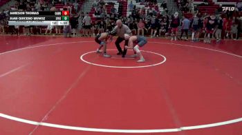 132 lbs Round 1 (4 Team) - Juan Quiceno Munoz, Spain Park Hs vs JAMESON THOMAS, Oak Mountain