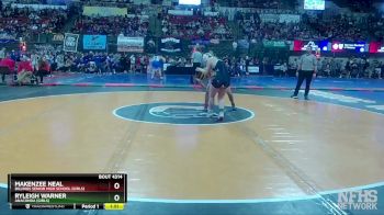 G - 132 lbs Quarterfinal - Ryleigh Warner, Anaconda (Girls) vs Makenzee Neal, Billings Senior High School (Girls)