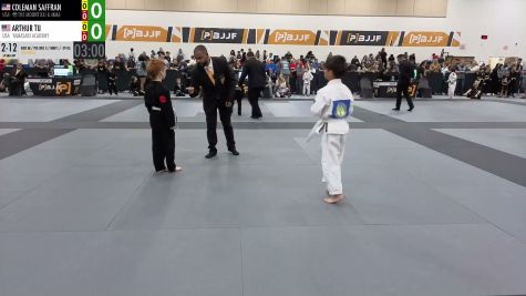 Coleman Saffran vs Arthur Tu 2026 PBJJF Pan American Jiu-Jitsu Championships