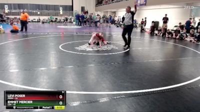 102 lbs Finals (8 Team) - Emmet Mercier, LSH vs Levi Poser, Pierz