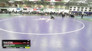 157 lbs Champ. Round 1 - Ellis Otting, Cumberland (Tenn.) vs Mercer Ashley, Oklahoma City