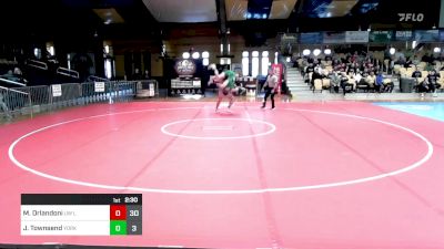 184 lbs Dual - Marcus Orlandoni, UW La Crosse vs Jared Townsend, York College