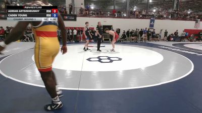 82F kg Champ. Round 1 - Adrian Artsisheuskiy, NYAC vs Caden Young, NYAC