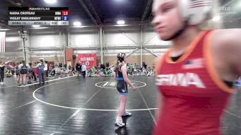 43 kg Rr Rnd 8 - Concetta Letters, South Hills Wrestling Academy - GK8E vs Sydney Daxberger, New England Trappers Red - GK8E