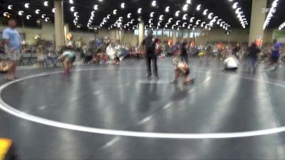 90 lbs Round 5 (6 Team) - Michael Stoker, Williamson County WC vs Mike Hinson, Rabbit WC