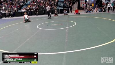 135 lbs 1st Place Match - Matthew Mitchell, Colony High School vs Brian Grabner, Student Wrestling Development Program