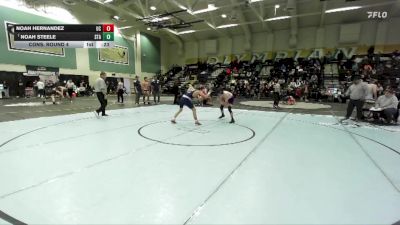 122 lbs Cons. Round 4 - Noah Hernandez, University City vs Noah Steele, St Augustine