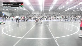 138 lbs Rr Rnd 2 - Kowen Peoctor, 84 Athletes Black vs Porter Wood, Blue Shell Wrestling Club