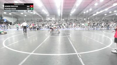 138 lbs Rr Rnd 2 - Kowen Peoctor, 84 Athletes Black vs Porter Wood, Blue Shell Wrestling Club