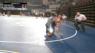 190 lbs Round Of 16 - Jamir Wroten, Gaffney vs Aiden President, Berkeley