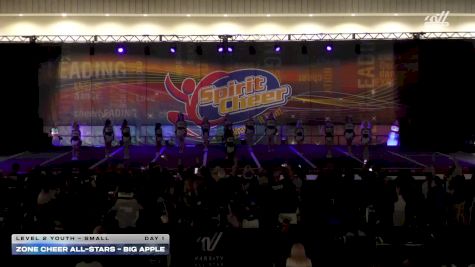 Zone Cheer All-Stars - Big Apple [2025 L2 Youth - Small Day 1] 2025 Spirit Cheer Dance Grand Nationals & Cheer Nationals