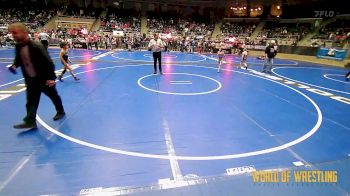 58 lbs Round Of 32 - Ian Weber, Ringers vs Chacen Rea, Warner Eagles Youth Wrestling