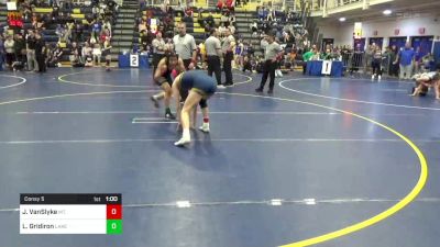 130 lbs Consy 5 - Juliana VanSlyke, Mt. Lebanon vs Laila Gridiron, Lake Catholic-OH