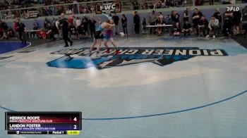 125 lbs Semifinal - Landon Foster, Soldotna Whalers Wrestling Club vs Merrick Roofe, Nikiski Freestyle Wrestling Club