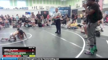 44 lbs Round 2 - Apple Calhoun, Unattached vs Nikolai Prylepa-Jenkins, Crystal River Club Wrestling