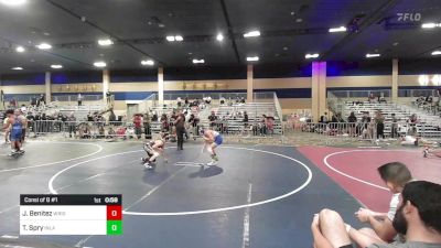 126 lbs Consi Of 8 #1 - John Benitez, Wright Wr Ac vs Talon Spry, Inland Elite WC