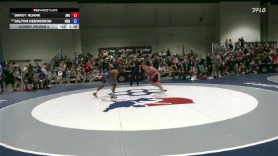 57 lbs Champ. Round 2 - Brady Roark, Jackrabbit Wrestling Club vs Dalton Henderson, Virginia