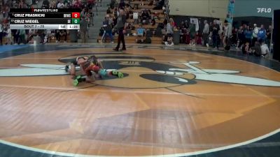 75 lbs Champ. Round 1 - Cruz Prasnicki, Dakota Boyz Wrestling Club vs Cruz Wiegel, DC Elite