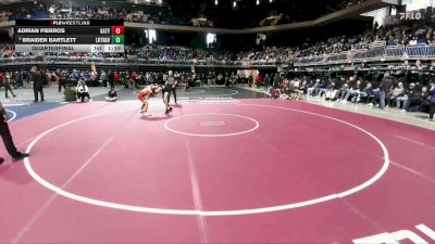 6A 113 lbs Quarterfinal - Braiden Bartlett, Austin Lake Travis vs Adrian Fierros, Katy