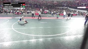 57 lbs Cons. Round 3 - Jordy Potter, Campbellsport vs Dekker Lee, West Salem/Bangor