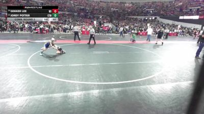 57 lbs Cons. Round 3 - Jordy Potter, Campbellsport vs Dekker Lee, West Salem/Bangor