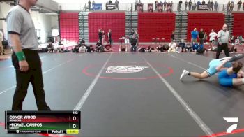 182 lbs Semifinal - Conor Wood, Newberg vs Michael Campos, Liberty