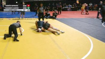 6A 155 lbs Cons. Semi - Elizabeth Castro, Cypress Ridge vs Yaretzi Espinoza, Arlington Houston