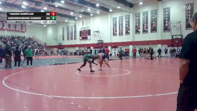 197 lbs Champ. Round 1 - Asaiah Kamplain, Corban University vs Abdurrahmann Garner, Cal Poly Humboldt