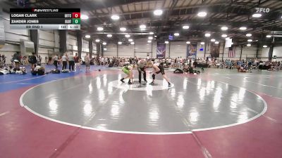 127 lbs Rr Rnd 1 - Logan Clark, Team Gotcha vs Zander Jones, Dueling Bandits