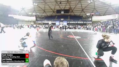 70 lbs Quarters - Kash Coates, Ellensburg Wrestling Club vs Levi Hadley, Team Aggression Wrestling Club