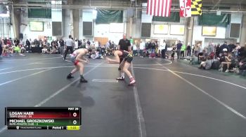130 lbs Round 1 (4 Team) - Logan Haer, Terps Xpress vs Michael Groszkowski, Elite Athletic Club