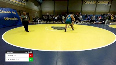 288 lbs Consi Of 8 #1 - Trenton Bindel, Liberty (MO) vs Andrew Arroyo, Clovis