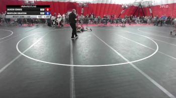 132 lbs Cons. Round 5 - Jaxon Ennis, Neenah High School Wrestling vs Waylon Deaton, Victory School Of Wrestling