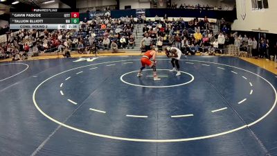 157 lbs Cons. Round 3 - Tallion Elliott, Marymount vs Gavin Pascoe, Gettysburg