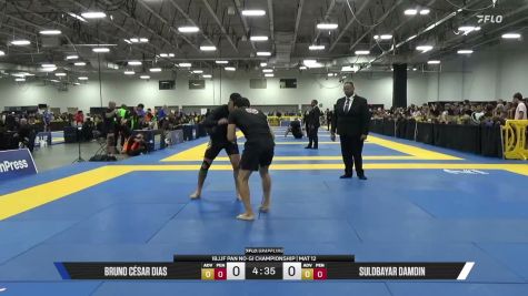 Suldbayar Damdin vs Bruno César Dias 2026 Pan IBJJF Jiu-Jitsu No-Gi Championship