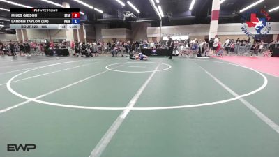 105 lbs Rr Rnd 2 - Miles Gibson, Star Wrestling Club vs Landen Taylor (ex), Panhandle RTC