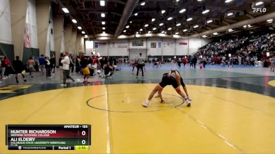 165 lbs Champ. Round 1 - Hunter Richardson, Western Wyoming College vs Ali Eldeiry, Colorado State University Wrestling Club