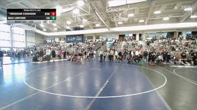 150 lbs Champ. Round 2 - Max Linford, Lehi vs Brigham Cookson, Mountain View