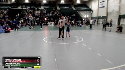 70 lbs Round 2 (8 Team) - Wesley Martin, Midwest Destroyers vs Rowan Robison, Black Fox Wrestling Team 2