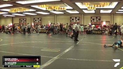 91 lbs Round 2 (6 Team) - RJ Souliere, Smitty`s Barn vs Gavin Lovell, Mat Assassins Red