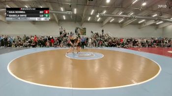120 lbs Cons. Round 7 - Julia Schnell, Berthoud vs Isabella Ortiz, La Junta