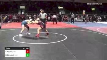 130 lbs Quarterfinal - YeLe Aycock, Stare And Stripes WC vs Destiny Campbell, Hemet WC